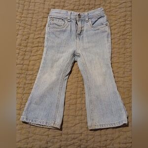 🌈 6 for $20 🌈 Vintage baby girl 24 months light wash blue bootcut jeans